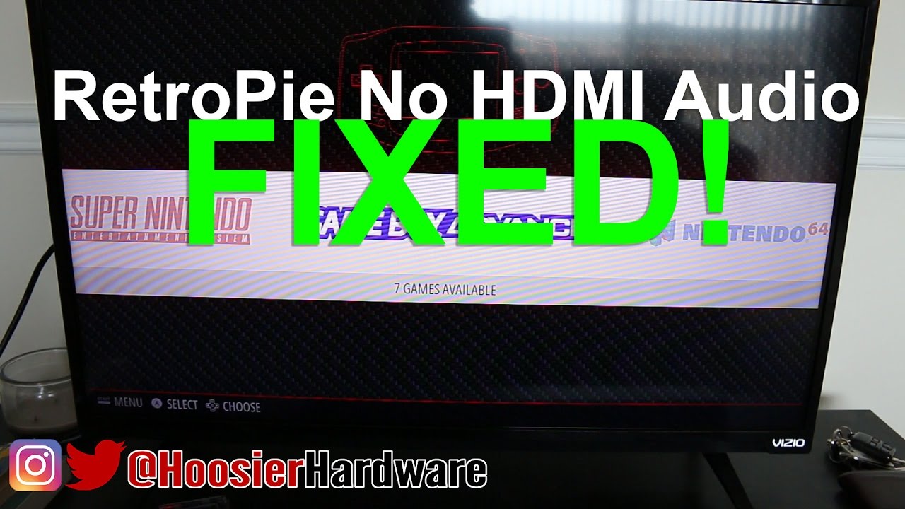 How to Fix RetroPie HDMI Not Outputting Sound - YouTube