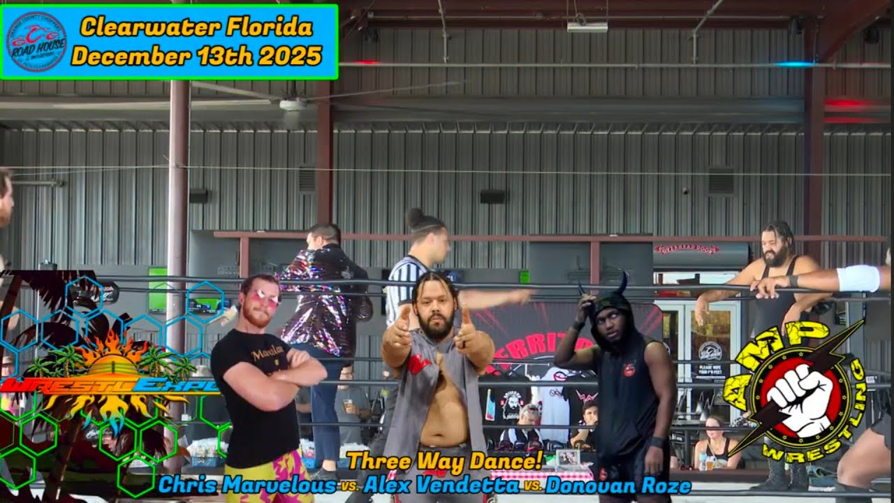 [Full Match] Donovan Roze vs. Chris Marvelous vs. Alex Vedetta WRESTLExpo Showcase 12-13-25