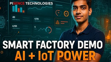 Smart Factory Dashboard for Textile Industry | AI + IoT Demo