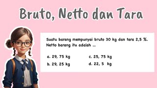 Gross, Net, and Tare Weight | Social Arithmetic