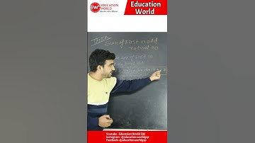 Sum of First n odd  Natural Number | #shorts