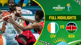 Cote d'Ivoire - Kenya | Game Highlights - FIBA AfroBasket 2021