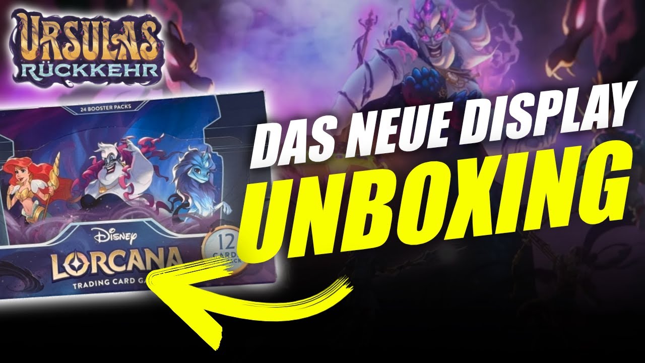 NEU!! Ursulas Rückkehr Display UNBOXING - Disney Lorcana