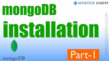 1. Mongo DB installation Tutorial |  Mongo DB Tutorial | MongoDB Compass Installation- Acesoftech