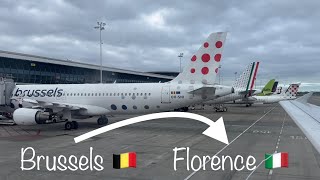 #Tripreport | Brussels Airlines A319 | Brussels to Florence #4k