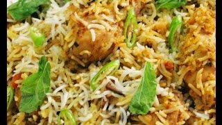 Hyderabadi chicken dum biriyani