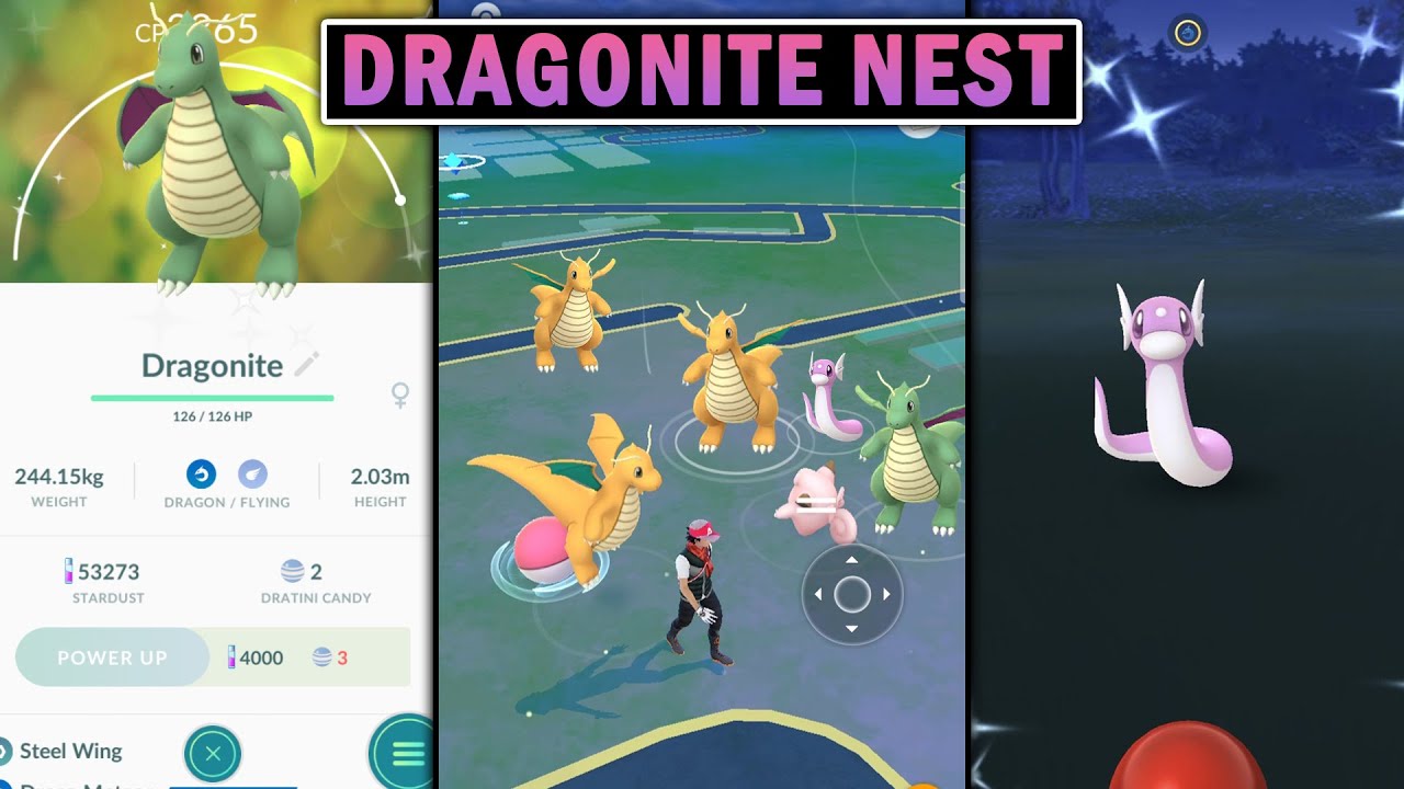 Pokemon Go Dragonite Nest Location Coordinates