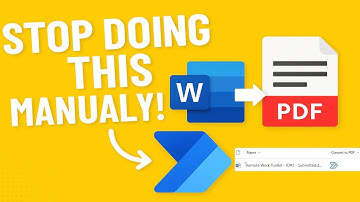 Convert Word to PDF Automatically in SharePoint with Power Automate | Add Button to SharePoint