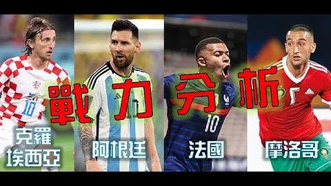【世足】2022世界杯战力分析，阿根廷、克罗埃西亚、法国、摩洛哥顶上对决 - 天天要闻