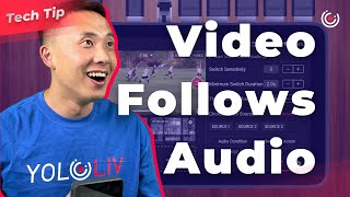How to Use VFA (Video Follows Audio) for Auto Switching Video Sources on YoloBox Ultra