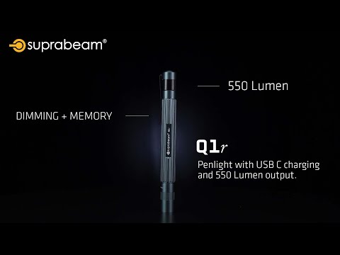 Suprabeam Q1r 550 Lumen rechargeable Penlight Instruction Video