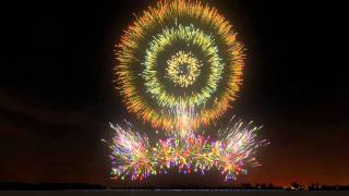 Synchronized Fireworks Show FWsim Simulator Rolling In The Deep, Adele