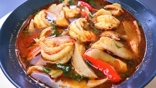 Resep Tom Yum Goong (Tom Yam Kung) asli Thailand yang enak banget
