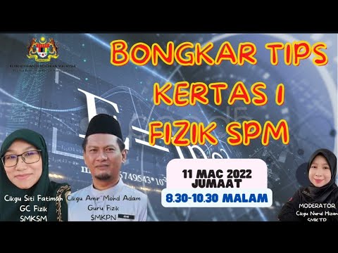 BONGKAR TIPS KERTAS 1 FIZIK