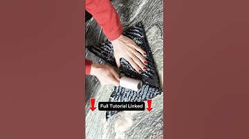 A BRILLIANT Way To Reuse Fabric Scraps... #sewinghacks #fabricmanipulation