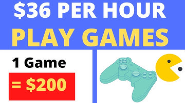 How I Make $36 Hour Just PLAYING VIDEO GAMES 2021 FREE Paypal - Make Money Online