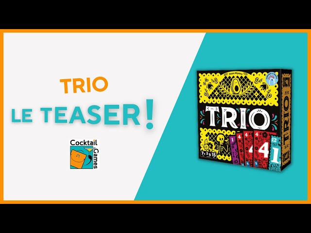 TRIO COCKTAIL GAMES