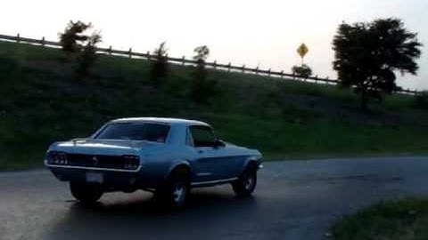 1967 Mustang open headers