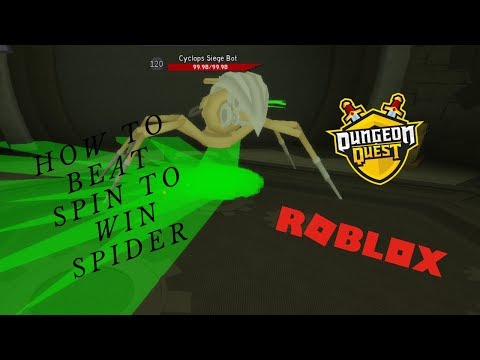 How To Beat Spin To Win Spider Roblox Dungeon Quest Youtube - spin to win roblox