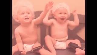 Funny Twins Baby Play Happily | Funny and Cutest Babies Videos | Just Laugh 2.0