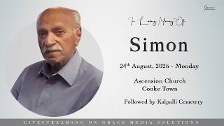 In Loving Memory Of Simon | 24th August 2026 | 1:00 PM | Ascension Church, Cooke Town