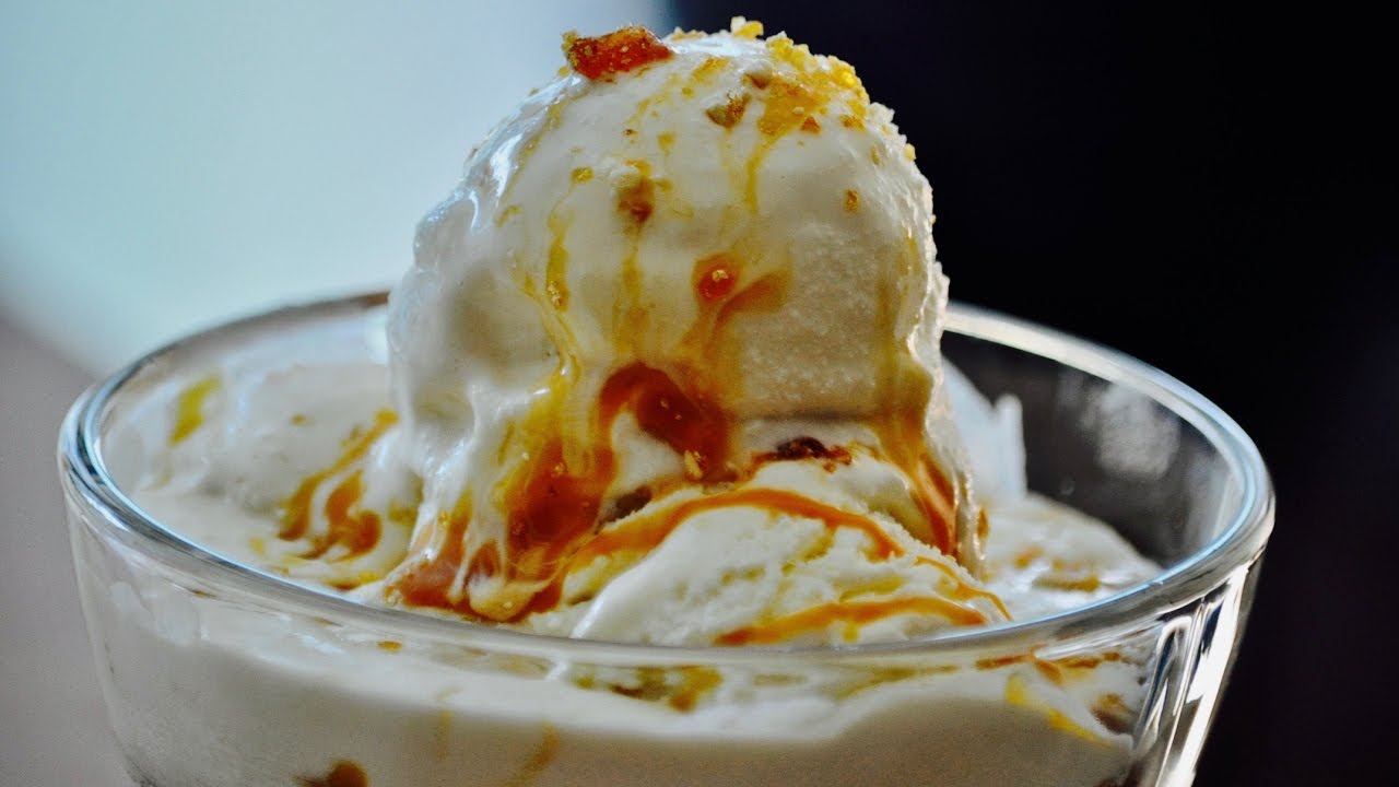 Vanilla -Butterscotch Ice Cream -Celebrating 100th Episode 😍🙏🏻 - YouTube