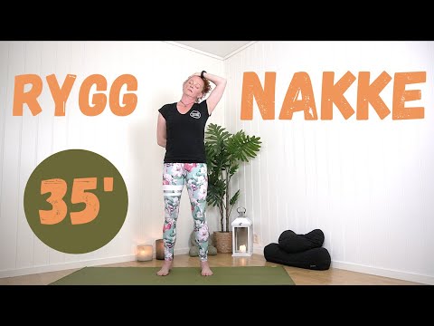35 MINUTTER YOGA FOR RYGG OG NAKKE (Passer fint for nybegynnere)/Yoga med Ane