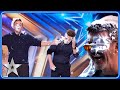 Simon cowell pranks ant  dec with dave bibbys custard pie chaos  auditions  bgt 2024