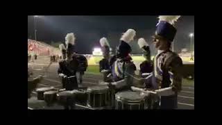 West Forsyth High School Drumline Preshow Warmup