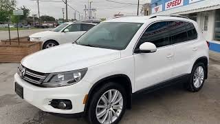 2014 VOLKSWAGEN TIGUAN TSI 4MOTION AWD SE PKG... CARFAX CERTIFIED ONLY 91K... WELL KEPT!!!