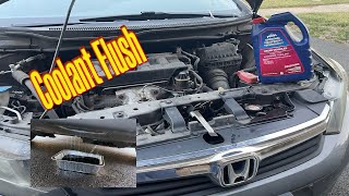 Car Coolant Flush | Honda Civic 2012 | how to flush car engine coolant