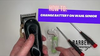 How to change the Battery  on the Wahl Cordless Senior 
