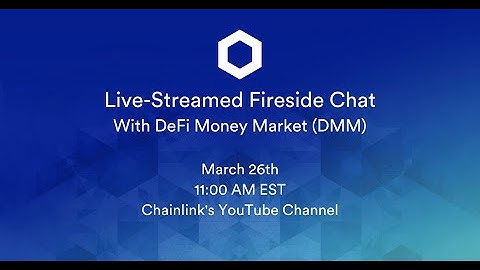 DeFi Money Market and Chainlink Video Q&A on Blockchain Oracles for DeFi