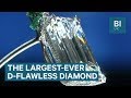 The largestever dflawless diamond just sold for 253 million