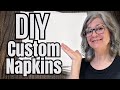 Make Your Own Decoupage Napkins / Easy Custom DIY