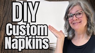 How To Make Your Own Decoupage Napkins - Easy Custom Diy