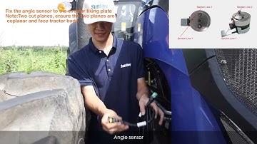 SunNav AG300 auto steering system installation video 2022