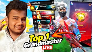 TOP 1 REGION GRANDMASTER PUSHING | #vrsgamerff #freefire #viral #brranked