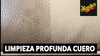 CAR DETAILING MEGUIARS : LIMPIEZA PROFUNDA DE CUERO