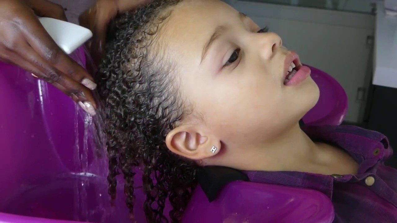 Soins cheveux secs et déshydratés enfants - YouTube