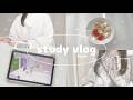 study vlog ⋆𐙚₊⊹|マイペースな社会人の週末勉強vlog📖|来週の予定を立てたりゲームしたり🍓