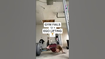 GYM FAILS 💀+ EGO LIFTING 🏋️!!! #bodybuilding #gym #humor #viral