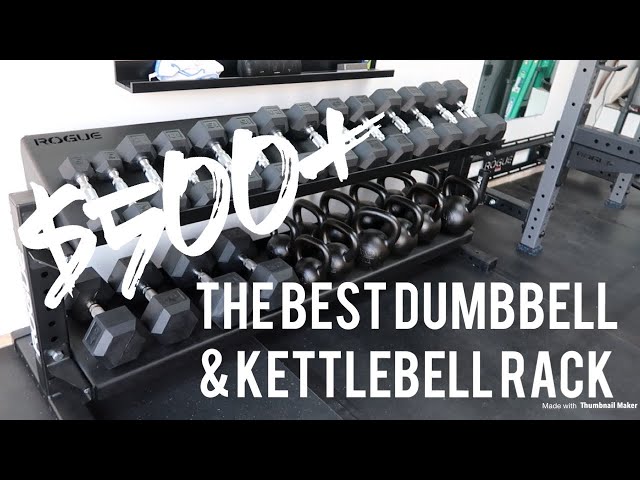 3 Tier Dumbbell/Kettlebell Rack - Universal Storage