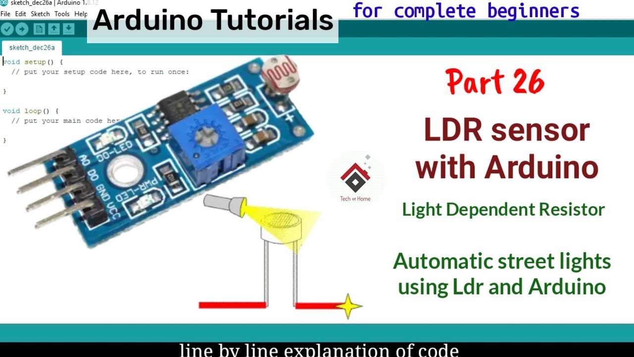 LDR Sensor With Arduino Smart Street Lights Projects Light Dependent 