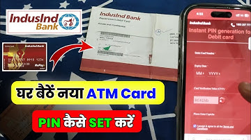 Indusind Bank ATM Card Pin Generate Mobile se | Indusind bank ka atm (Debit Card) Pin kaise Banaye