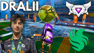 DRALII has UNREAL CONTROL in Rocket League.. (SSL 2v2)