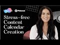 How to Create an Easy Content Calendar