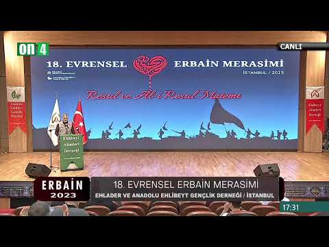 ON4 TV | 10.09.2023 | CANLI | 18. EVRENSEL ERBAİN MERASİMİ