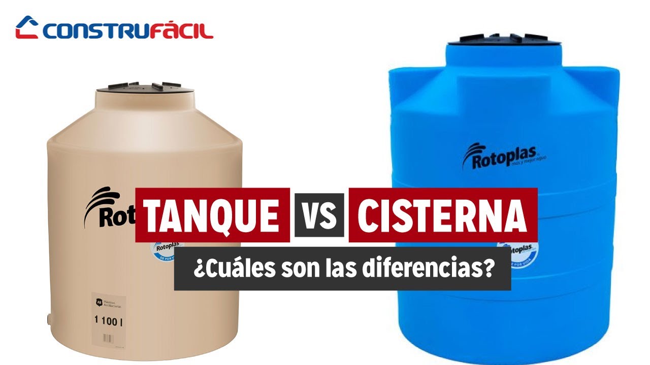 tonto Paradoja Cerebro TANQUE vs CISTERNA | ¿Cuáles son las diferencias? | Construfácil | Rotoplas  | Programa BiTV - YouTube