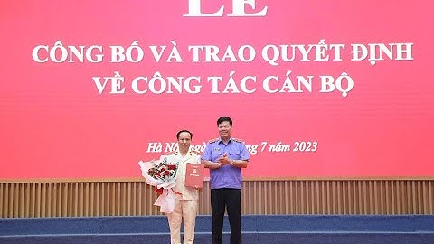 Công bố và trao quyết định bổ nhiệm Tổng Biên tập Tạp chí Kiểm sát